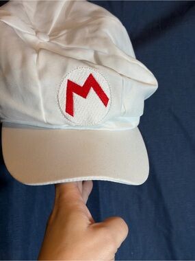 White Mario Bros. Cap/Hat

Like new- used once